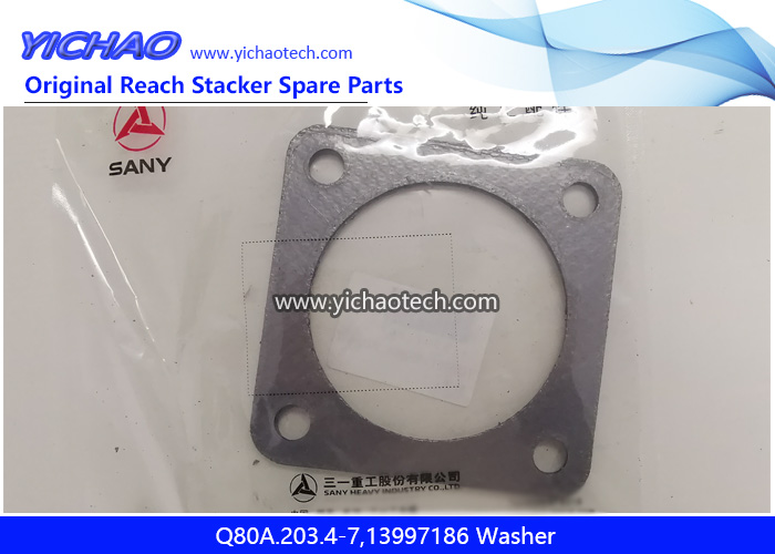 Sany Q80A.203.4-7,13997186 Washer for Container Reach Stacker Spare Parts