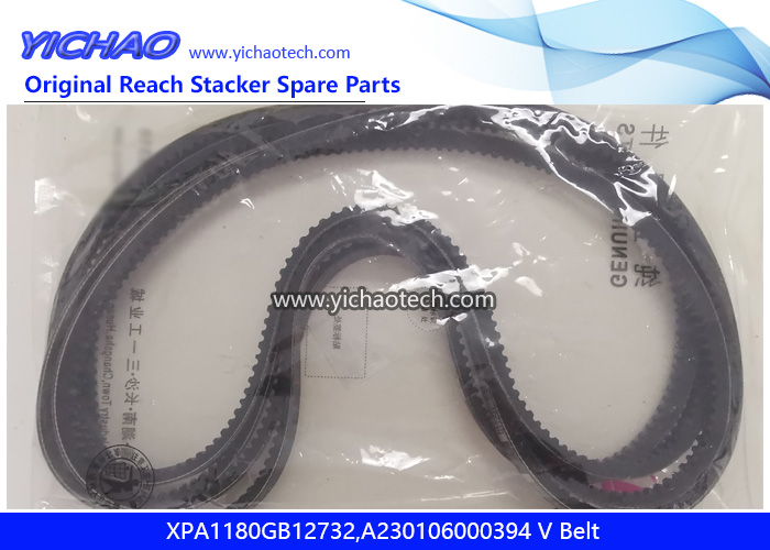 Sany XPA1180GB12732,A230106000394 V Belt for Container Reach Stacker Spare Parts
