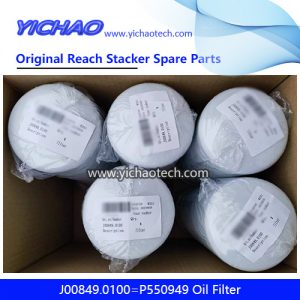 Kalmar J00849.0100=P550949 Oil Filter for Container Reach Stacker Spare Parts