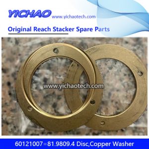 Konecranes 81.9809.4=60121007 Copper Pad,Flange Plate for Container Reach Stacker Spare Parts