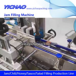 Automatic Canned Jam/Chili/Honey/Chocolate/Sauce/Salad/Drinks Filling Sealing Machine Production Line