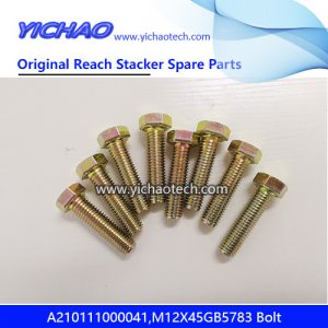 Sany A210111000041,M12X45GB5783 Bolt for Container Reach Stacker Spare Parts