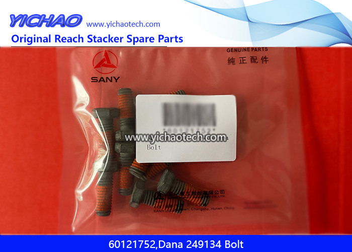 Sany 60121752,Dana 249134 Bolt for Container Reach Stacker Spare Parts