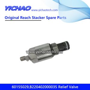 Sany 60155029,B220402000035 Relief Valve for Container Reach Stacker Spare Parts