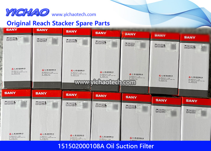 Sany 151502000108A Oil Suction Filter for Container Reach Stacker Spare Parts