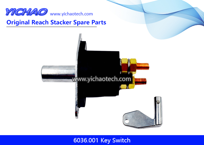 Konecranes 6036.001 Key Switch for Container Reach Stacker Spare Parts