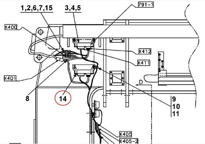 Kalmar 923732.P015 Control Unit,Controller for Container Reach Stacker Spare Parts