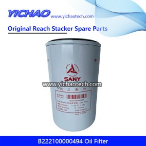 Sany B222100000494 Oil Filter for Container Reach Stacker Spare Parts
