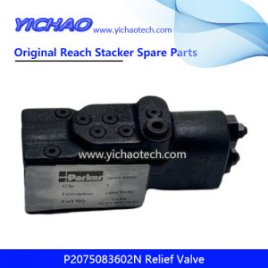 Sany P2075083602N Relief Valve for Empty Container Port Machinery Spare Parts