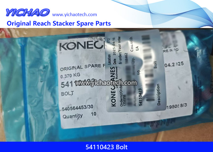 Konecranes 54110423 Bolt for Container Reach Stacker Spare Parts