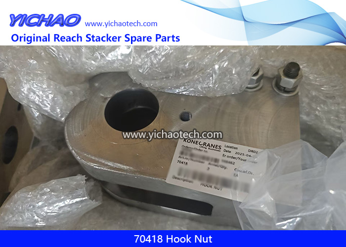 Konecranes 70418 Hook Nut for Container Forklift Spare Parts
