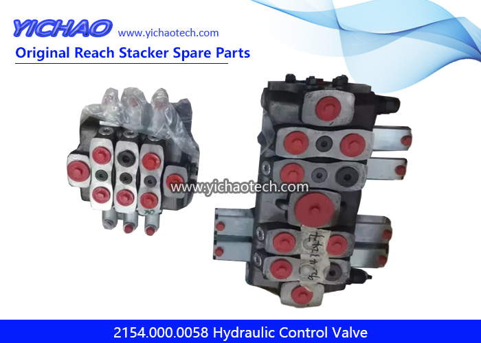 Fantuzzi 2154.000.0058 Hydraulic Control Valve for Container Reach Stacker Spare Parts