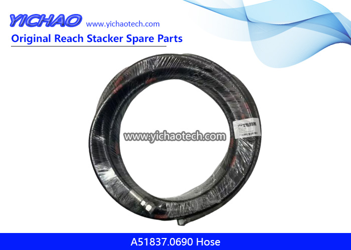 Kalmar A51837.0690 Hose for Container Reach Stacker Spare Parts