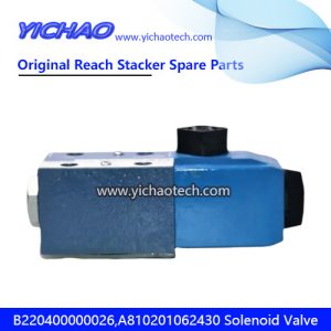 Sany B220400000026 Solenoid Valve for Container Reach Stacker Spare Parts
