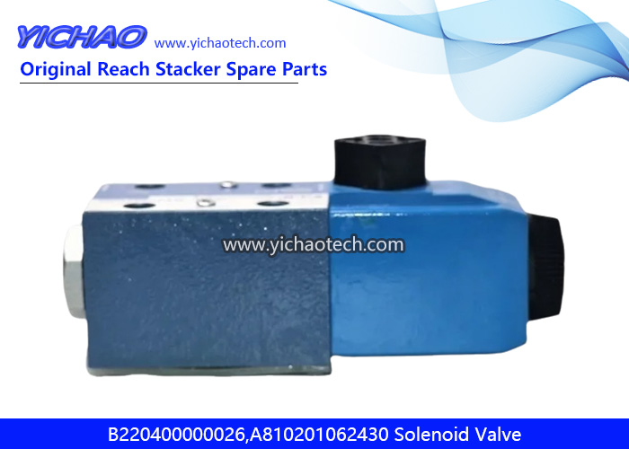 Sany B220400000026 Solenoid Valve for Container Reach Stacker Spare Parts