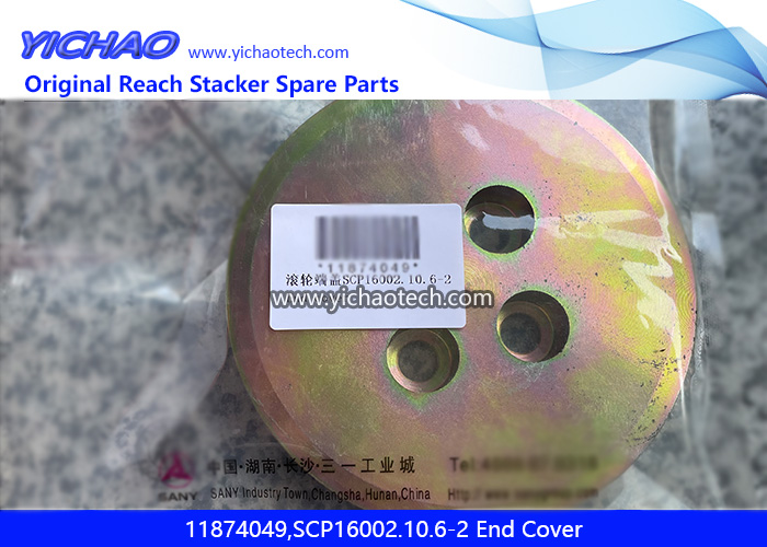 Sany 11874049,SCP16002.10.6-2 End Cover for Container Forklift Port Equipment Spare Parts