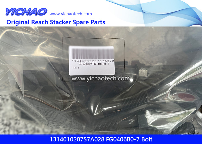 Sany 131401020757A028,FG0406B0-7 Bolt for Container Forklift Port Machinery Spare Parts