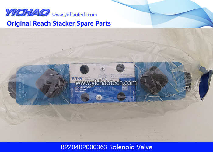 Sany B220402000363 Solenoid Valve for Container Forklift Port Equipment Spare Parts