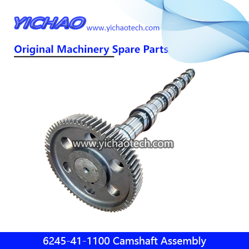 Genuine Komatsu Parts 6245-41-1100 6245411100 Camshaft Assembly for PC1250SP-8R Excavator Engine