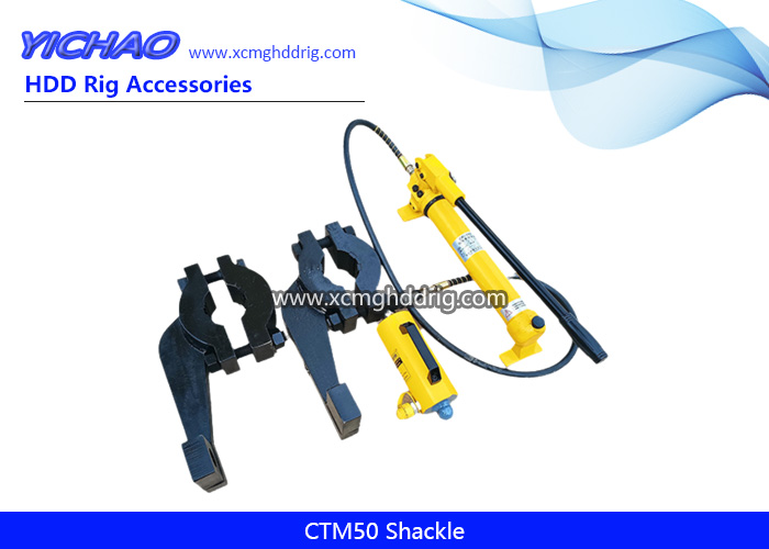 CTM50 Manaul Hydraulic Shackle Pipe Wrench Kit Breakout Tool for HDD Drilling Rig