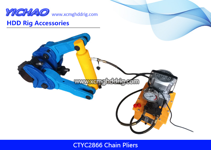 CTYC2866 Electric Hydraulic Drill Rods/Pipe Breakout Tool Open Locking Chain Clamp Pliers