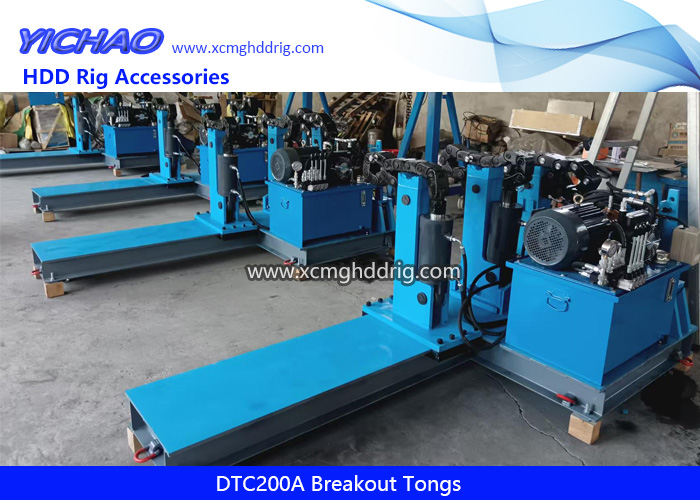 DTC200A HDD Drill Pipe/Rods Hydraulic Power Wrenches Breakout Tongs