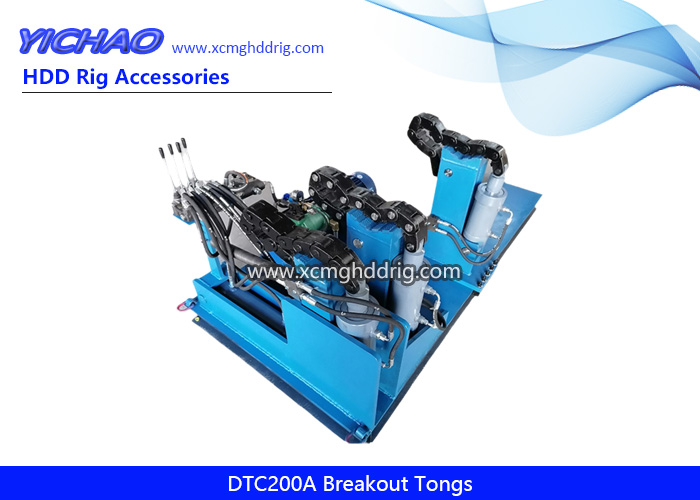 DTC200A HDD Drill Pipe/Rods Hydraulic Power Wrenches Breakout Tongs
