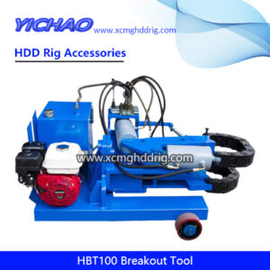 HBT100 Hydraulic Drilling Rig Pipe/Rods Breakout Tool Chain Tongs