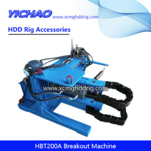 HBT200A HDD Drilling Pipe/Rods Electric Hydraulic Makeup and Breakout Machine