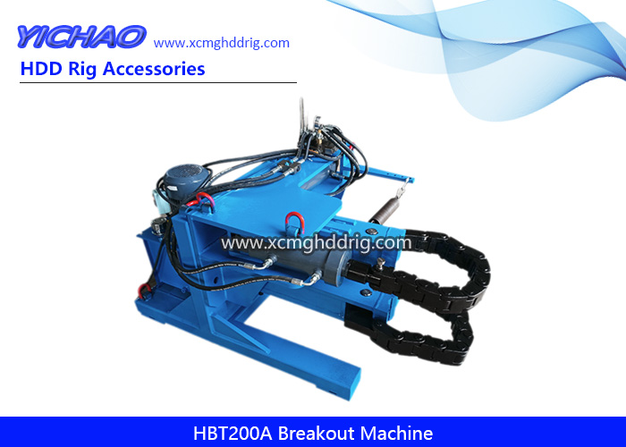 HBT200A HDD Drilling Pipe/Rods Electric Hydraulic Makeup and Breakout Machine