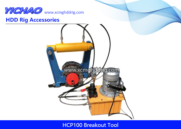 HCP100 Electric Hydraulic Chain Tong Wrench Kit Drilling Rig/Rods Breakout Tool