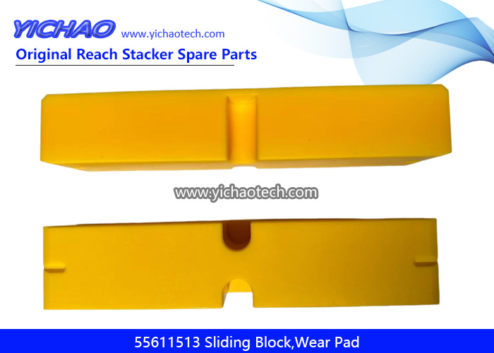 Konecranes 55611513 Sliding Block,Wear Pad for Container Forklift Port Equipment Spare Parts