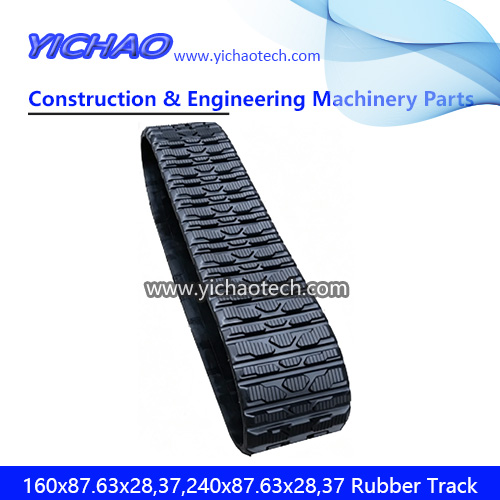 160x87.63x28,160x87.63x37,240x87.63x28,240x87.63x37 Rough Terrain Wear Resistance Rubber Track for Toro Dingo TX427/TX525/TX1000/TX1300 Skid Steer Loader