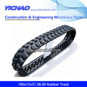 180X72X34,180x72X37,180x72x38,180x72x40 Small Excavator Undercarriage Crawler Rubber Track for Ku/bota U10/U10-2/K008-3,Hitachi EX10U/EX7,Eurocomach E1300