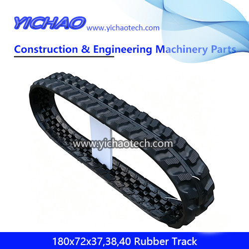 180X72X34,180x72X37,180x72x38,180x72x40 Small Excavator Undercarriage Crawler Rubber Track for Ku/bota U10/U10-2/K008-3,Hitachi EX10U/EX7,Eurocomach E1300
