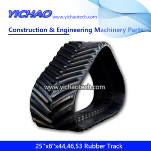 25''x6''x44,25''x6''x46,25''x6''x53,25''x6''x57,25''x6''x58,25''x6''x60 Agricultural Crawler Tractor Rubber Track for Case STX275/280/325/380,Agco MT700/MT745