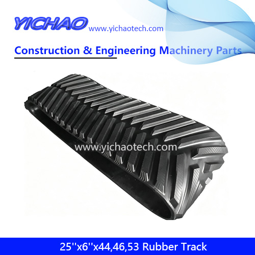 25''x6''x44,25''x6''x46,25''x6''x53,25''x6''x57,25''x6''x58,25''x6''x60 Agricultural Crawler Tractor Rubber Track for Case STX275/280/325/380,Agco MT700/MT745
