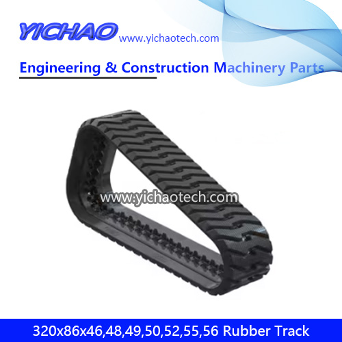 320x86x46,320x86x48,320x86x49,320x86x50,320x86x52,320x86x55,320x86x56 Crawler/Excavator Rubber Track for T180/T190T200,Takeuchi TL126/TL130/TL26,Case TR270 Compact Track Loader