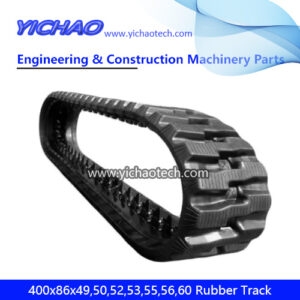 400x86x49,400x86x50,400x86x52,400x86x53,400x86x55,400x86x56,400x86x60 Rubber Continuous Track for T66/T76/T180/T190/T550/T590,Case TV370/M400T Skip Steer Loader