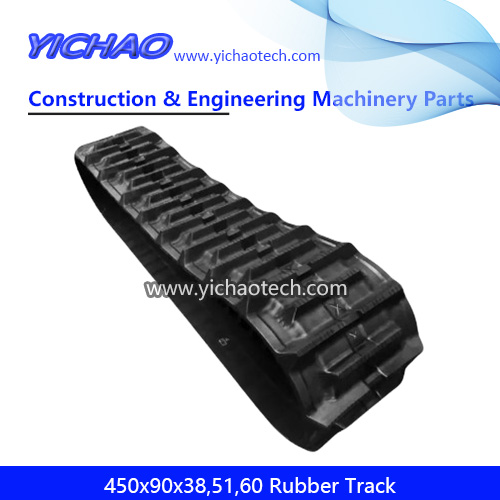 High Quality Wear Resistance Ku/bota DC68G/688Q Combine Rice Harvester Chasis 450x90x38,450x90x51,450x90x60 Rubber Crawler Track