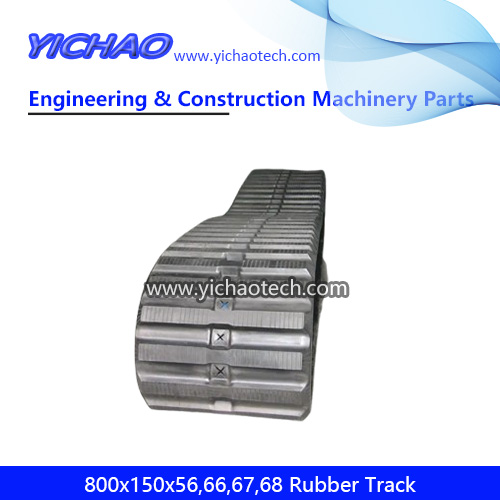 750x150x66,750x150x78,750x150x88 Crawler Rubber Track for Moroka MST1500 MST2200 C100 CG110 AT2200 Carrier Dumper Construction Machine  750x150x66 track