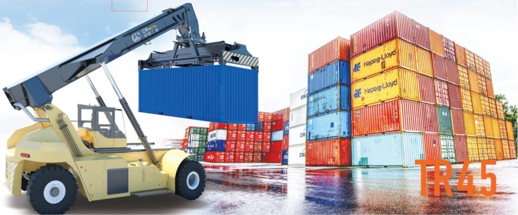 TR Series Empty Container Reach Stacker 10-45 Ton