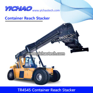 TR4545 Heavy Duty Reach Stacker 45 Ton 5 High Stacking Maximum Load Moment for Deep Sea Container Terminals