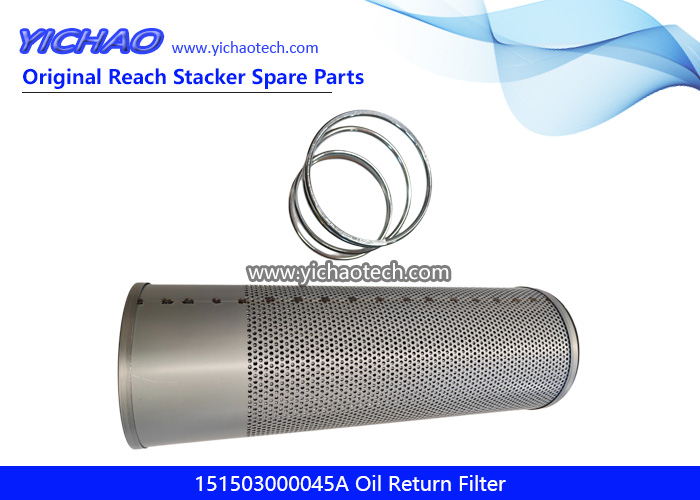 Sany 151503000045A Oil Return Filter for Container Handling Equipment Spare Parts