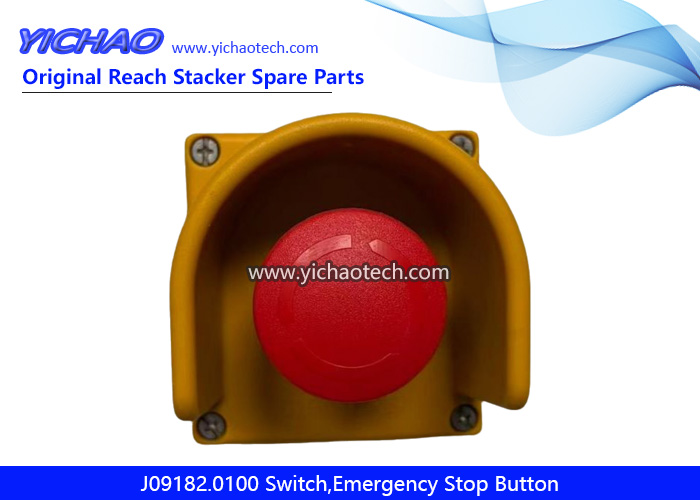Kalmar J09182.0100 Switch,Emergency Stop Button for Container Forklift Port Equipment Spare Parts